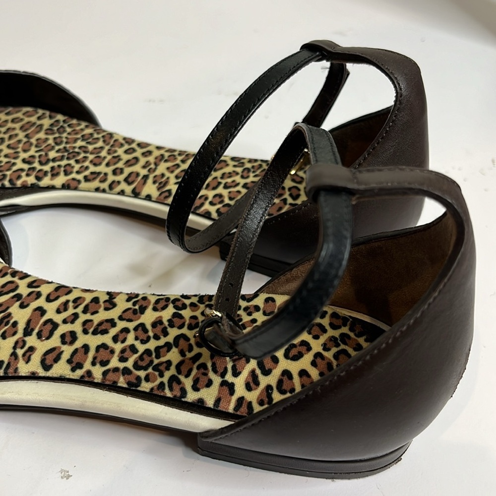 Tory Burch | V-Cut Ankle Strap Python Sandal Snak… - image 4